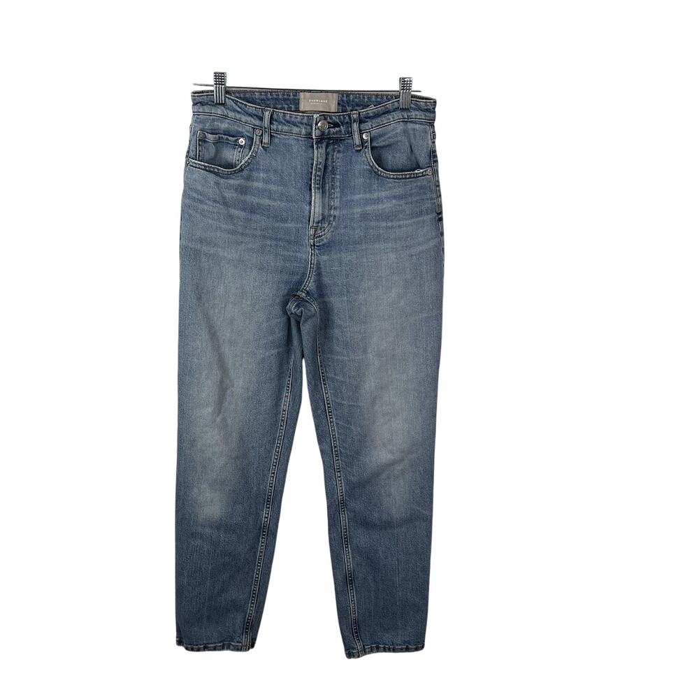 Everlane Womens High Rise Straight Leg Jeans Blue Denim Size 30 Regular